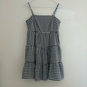 Forever 21 Plaid Babydoll Dress (Size Small)